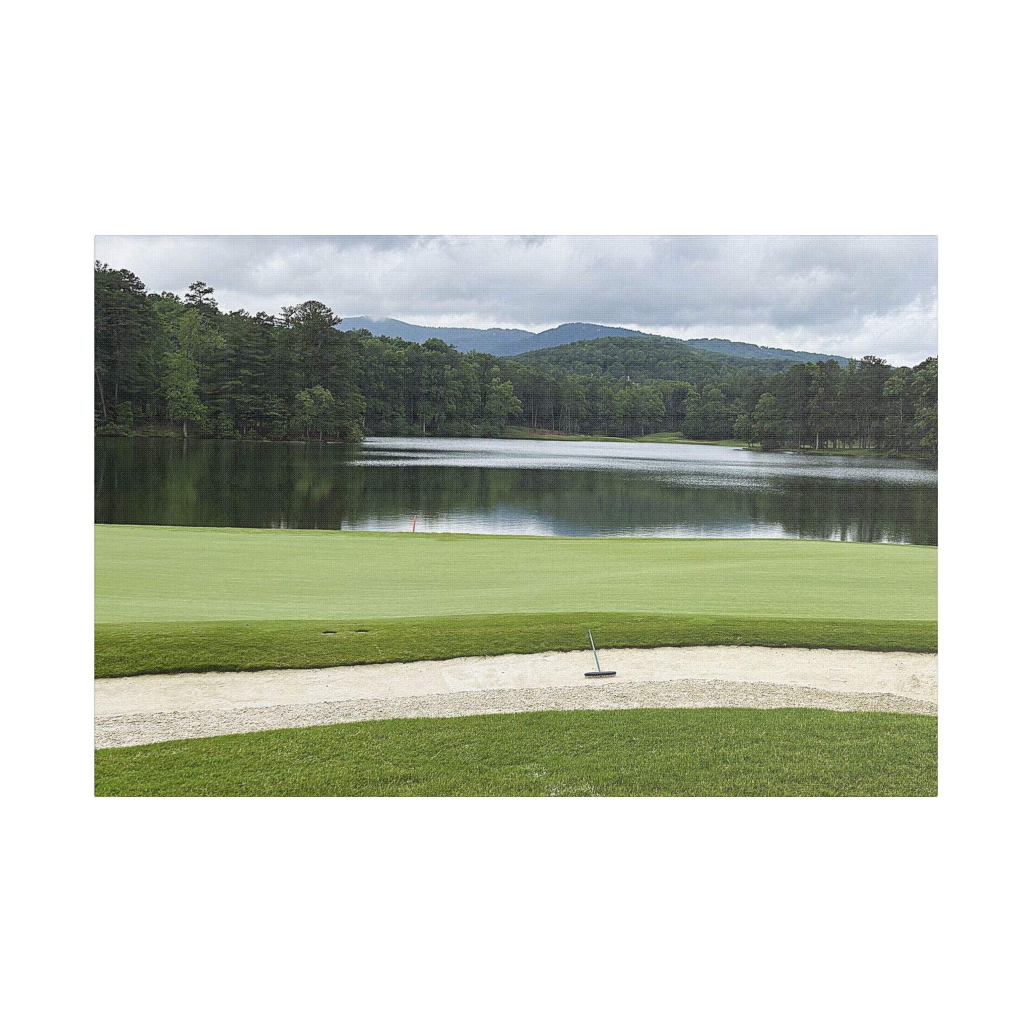 SOMETHING WANTED | North Georgia Mountain Lake Golf Course Canvas