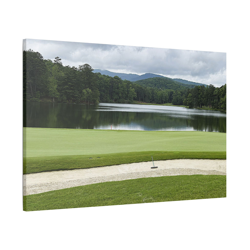 SOMETHING WANTED | North Georgia Mountain Lake Golf Course Canvas