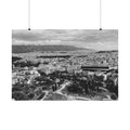 SOMETHING NEW | Black and White Athens Cityscape Poster